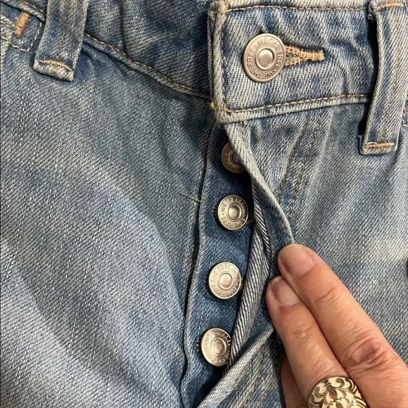 NWT FREE PEOPLE CERINE RELAXED BOOTCUT DENIM SIZE 25 - Picture 7 of 16